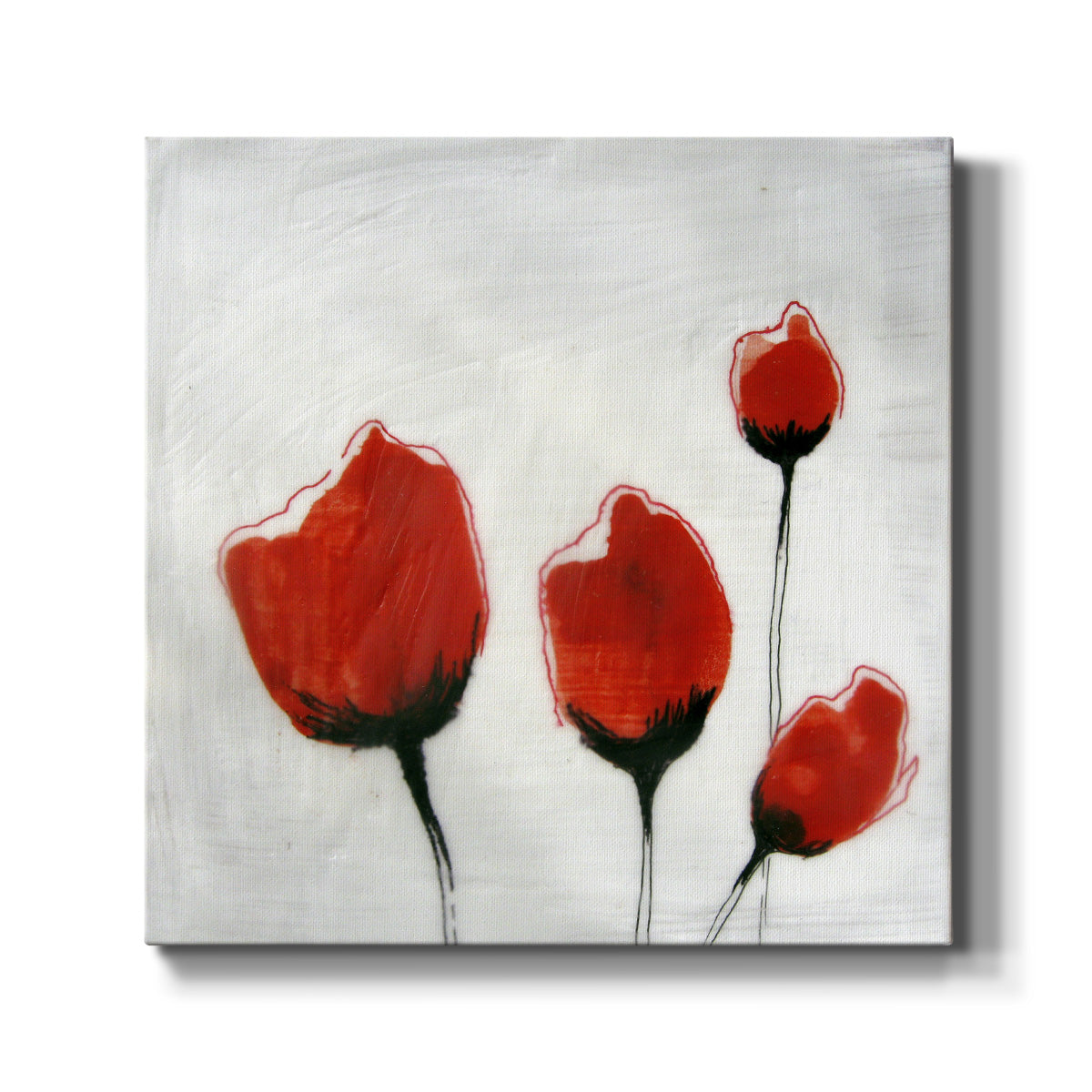 Red Drops V - Canvas Art Print