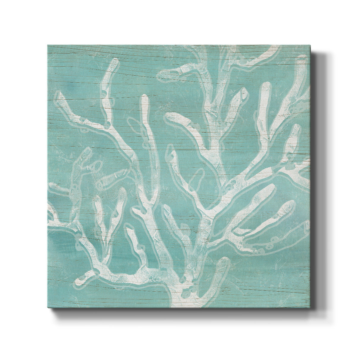 Cerulean Sea Coral I - Canvas Art Print