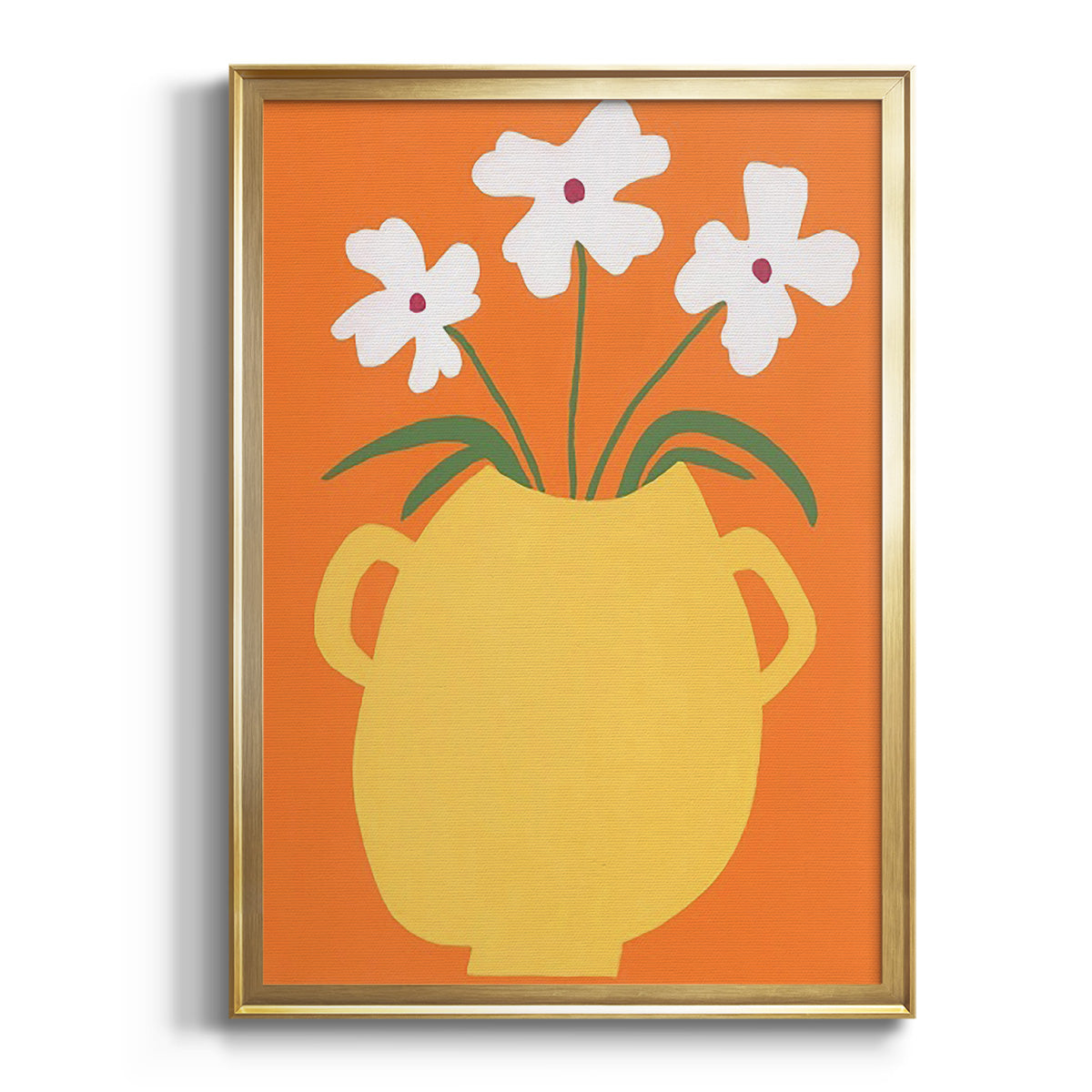 Sepia Botanical Journal I - Modern Framed Canvas Print