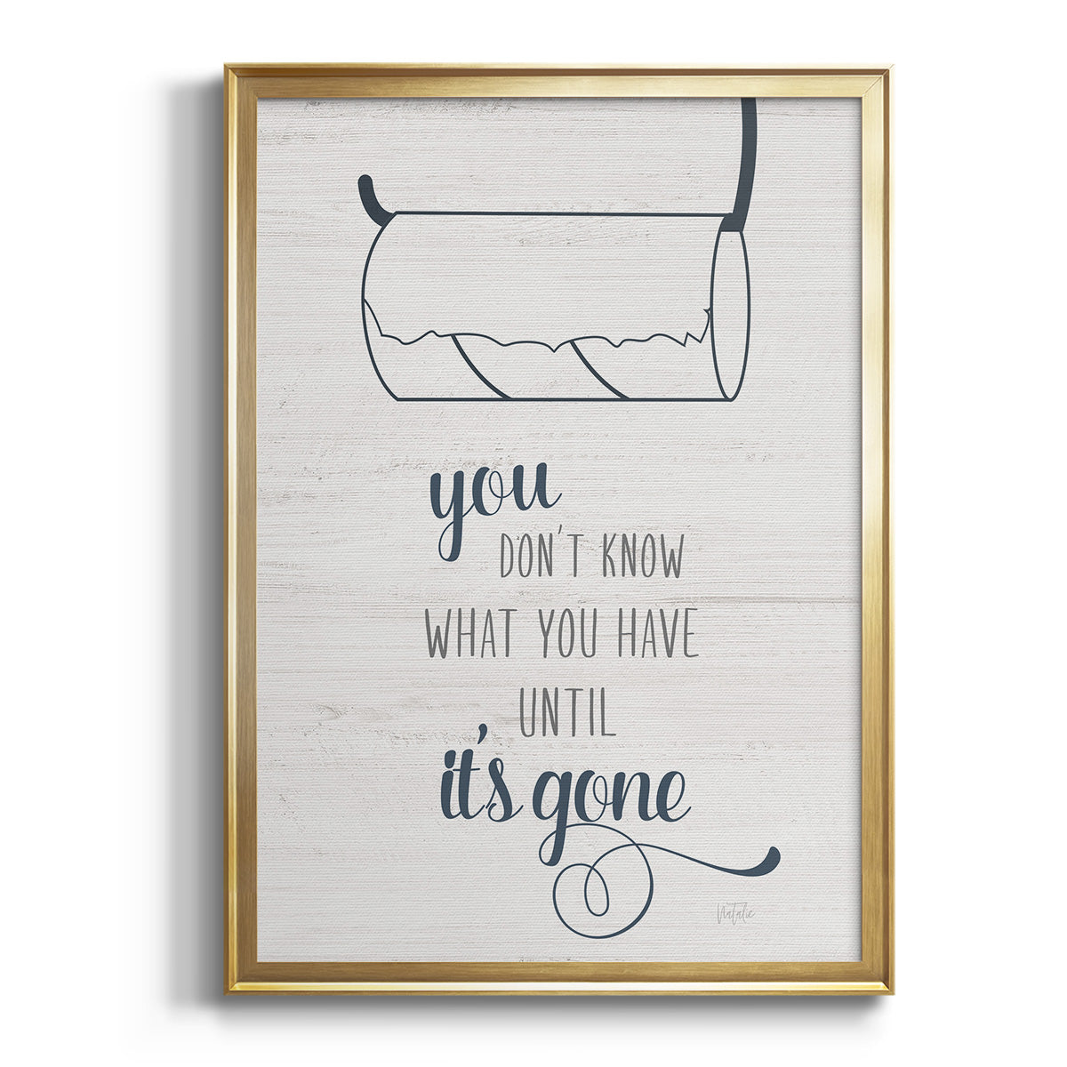 Soft Half Shell I - Modern Framed Canvas Print