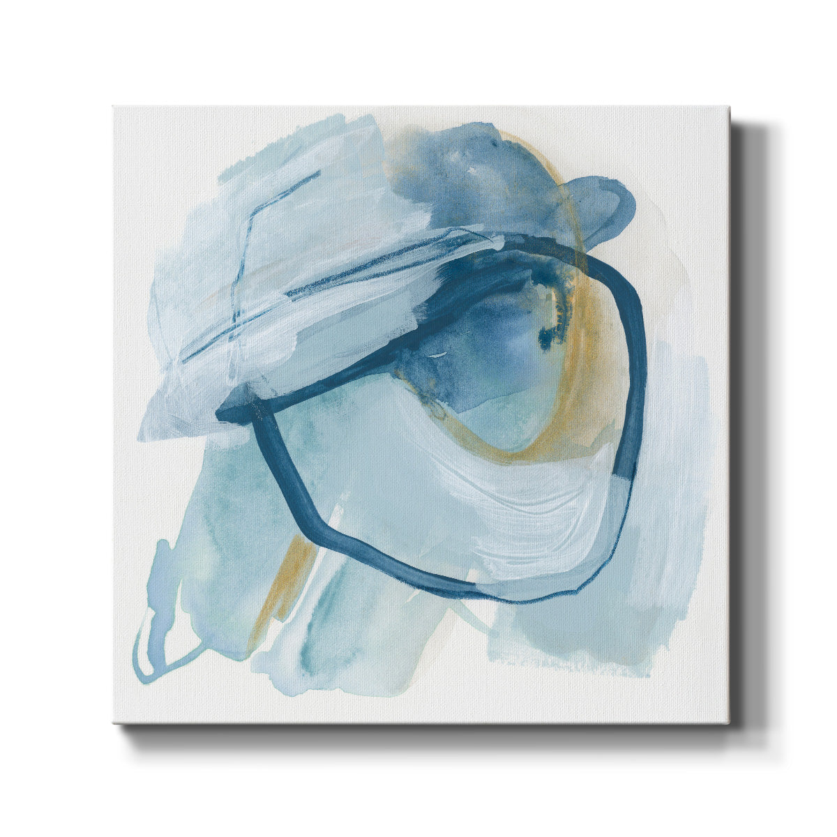 Blue Interference III - Canvas Art Print