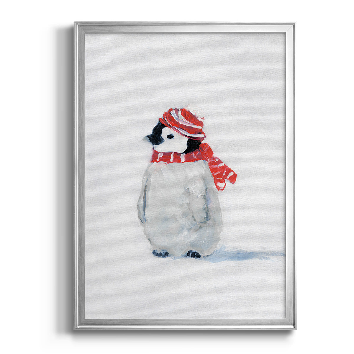 Penguin Play II Premium Framed Print - Ready to Hang