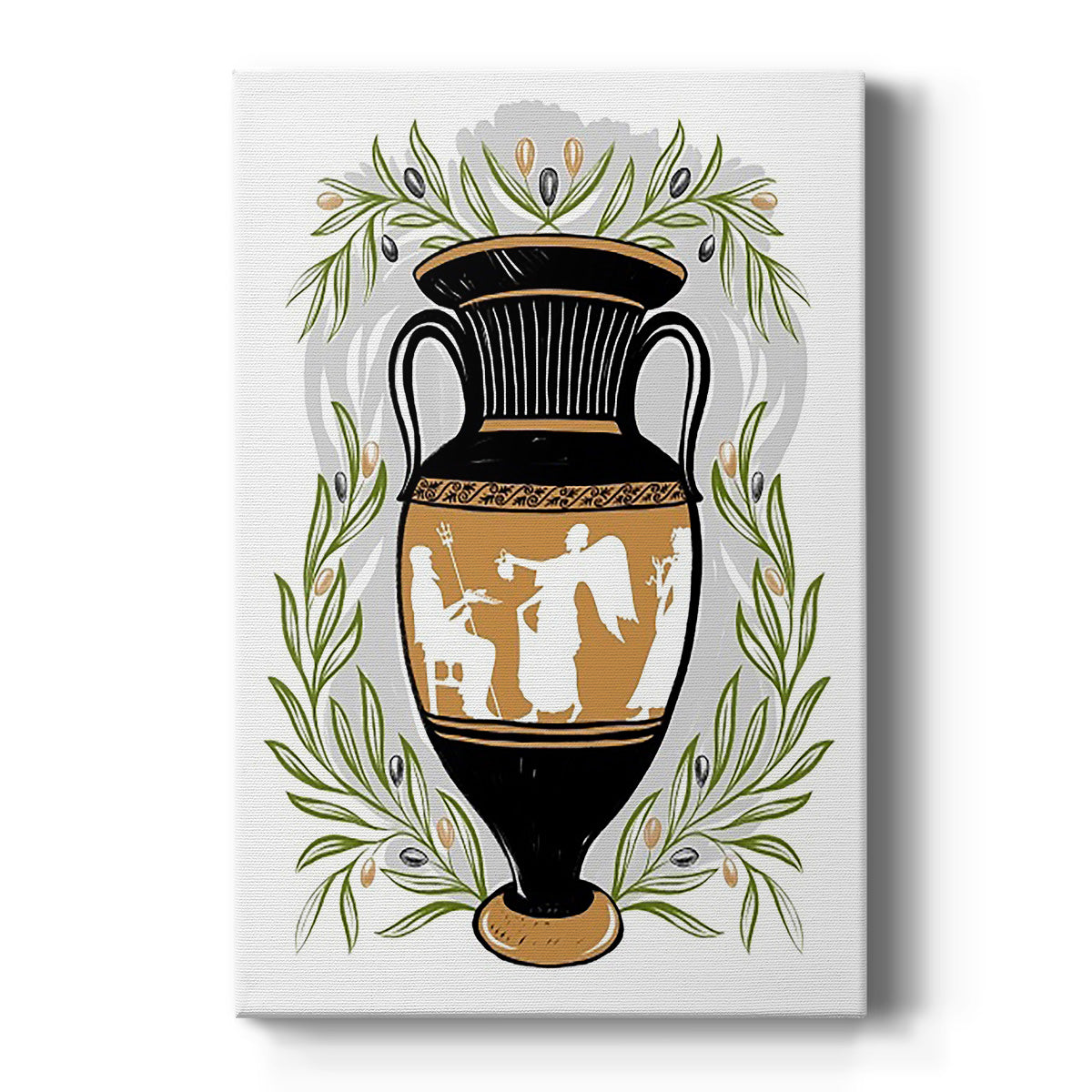 Greek Vases II - Canvas Art Print