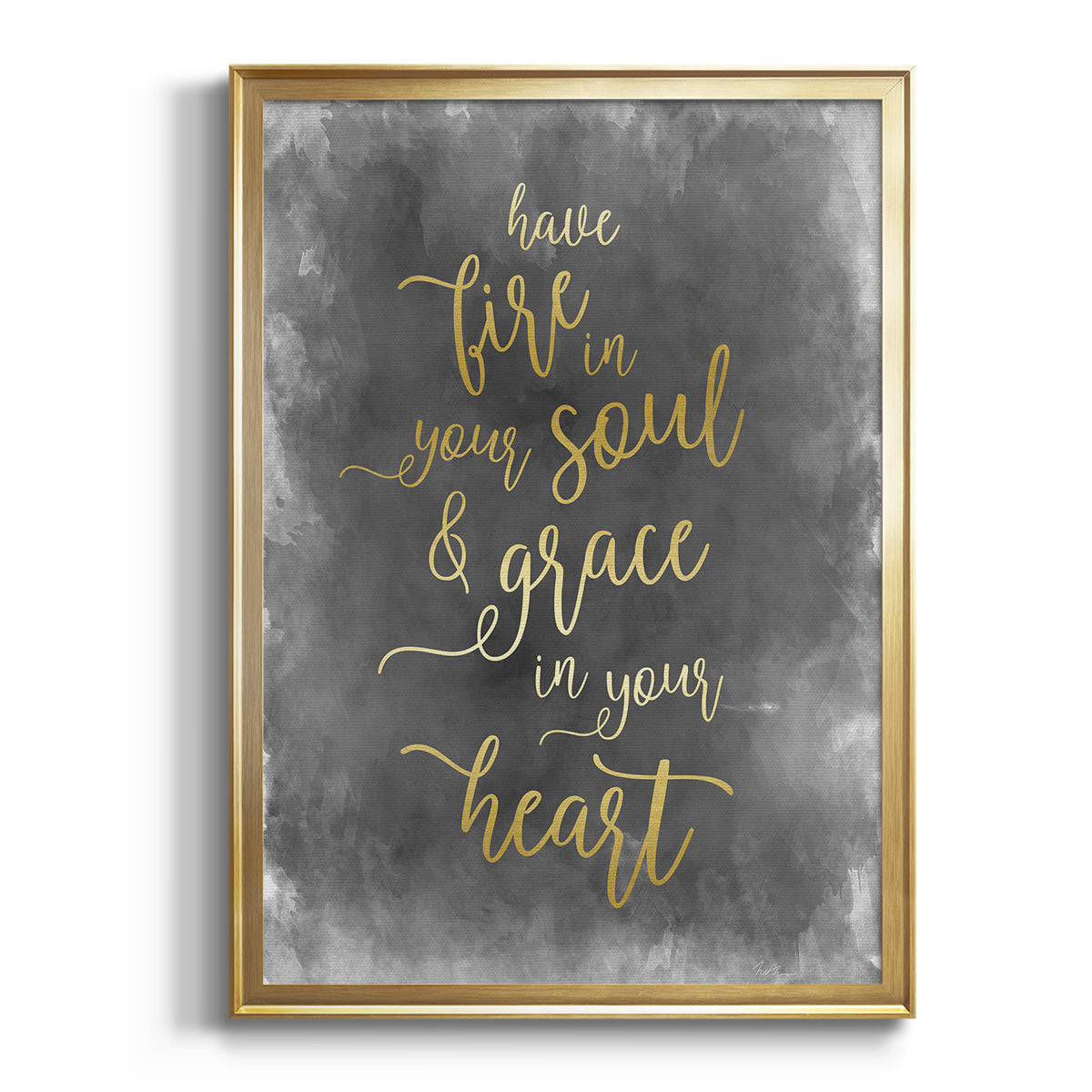 Soft Half Shell I - Modern Framed Canvas Print