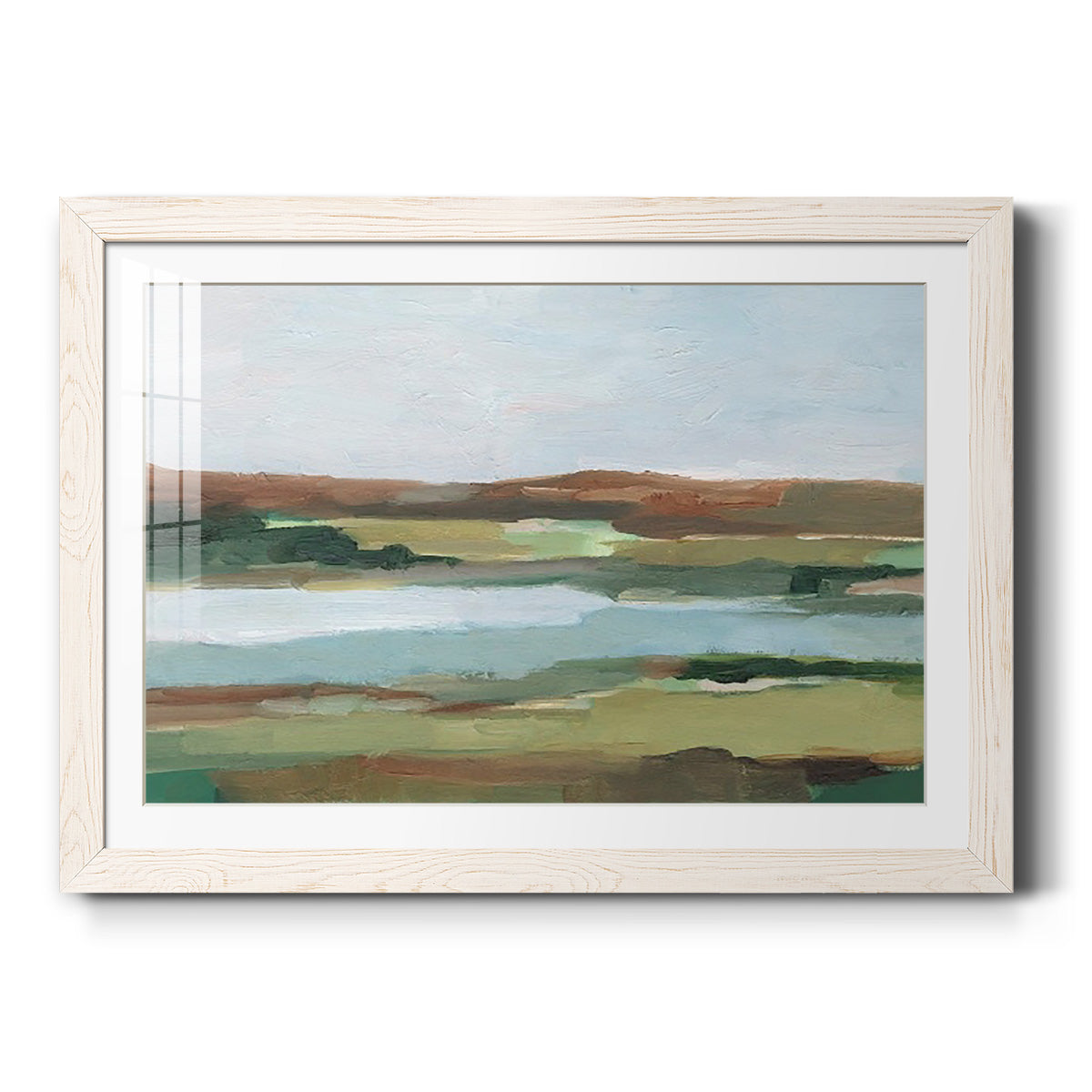 Autumn River Crossing II-Premium Framed Print - Ready to Hang