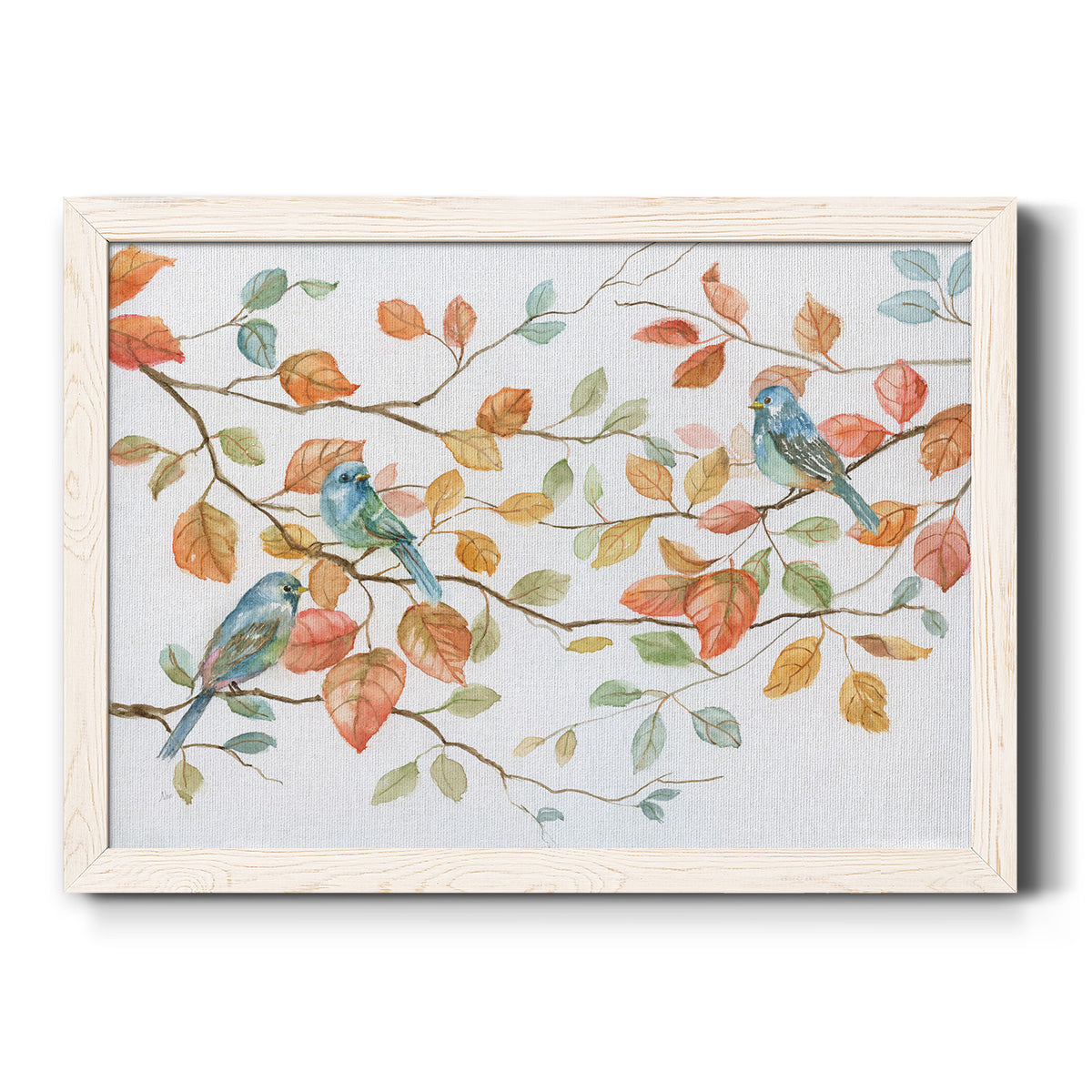 Bird Trio-Premium Framed Canvas - Ready to Hang