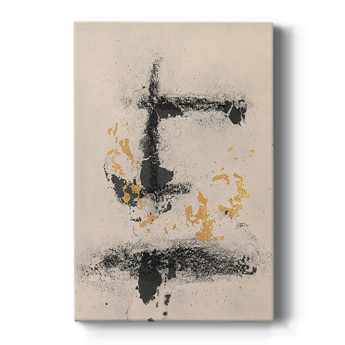 Charcoal Remnants II - Canvas Art Print