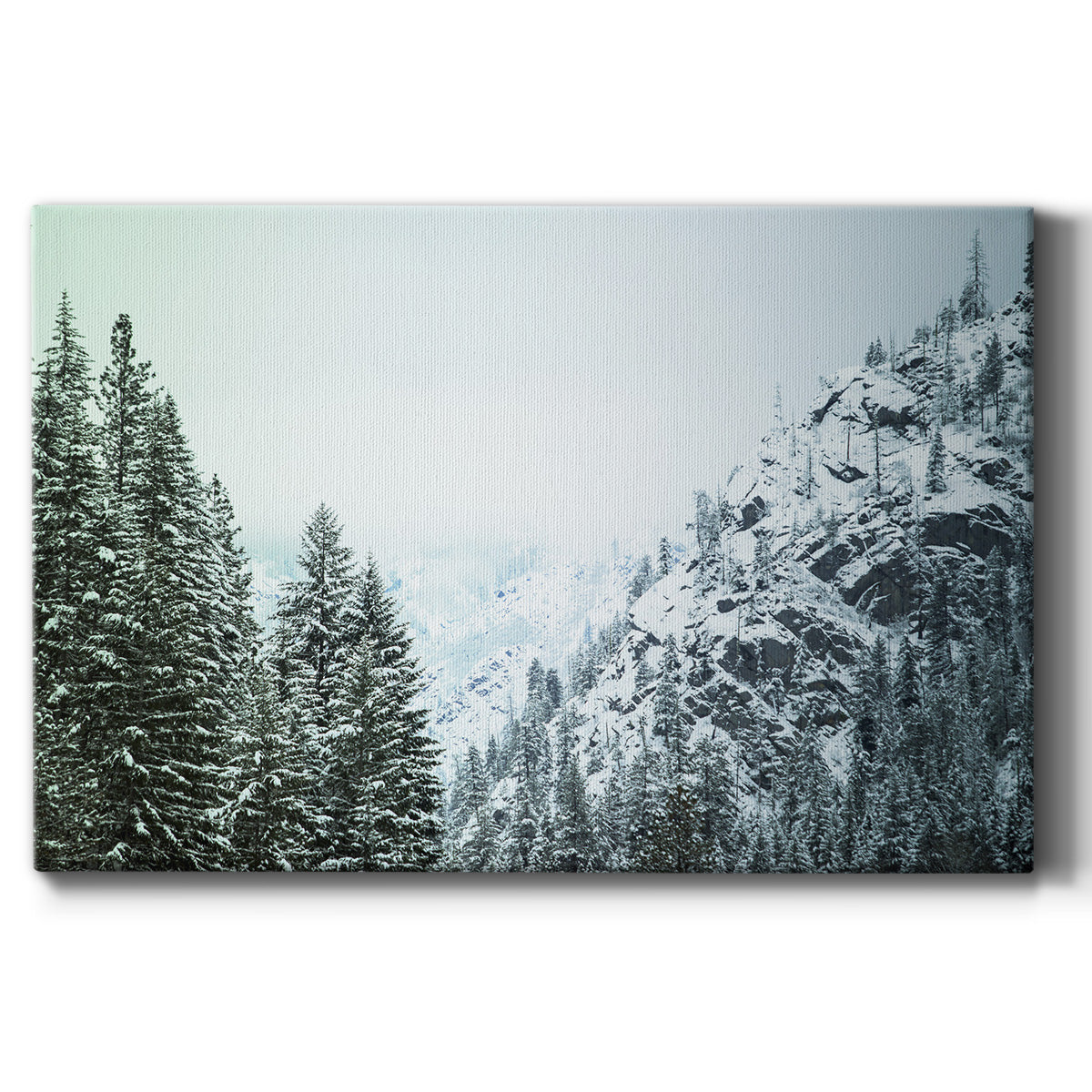 Snowfall in Cascadia II V1 Premium Gallery Wrapped Canvas - Ready to Hang