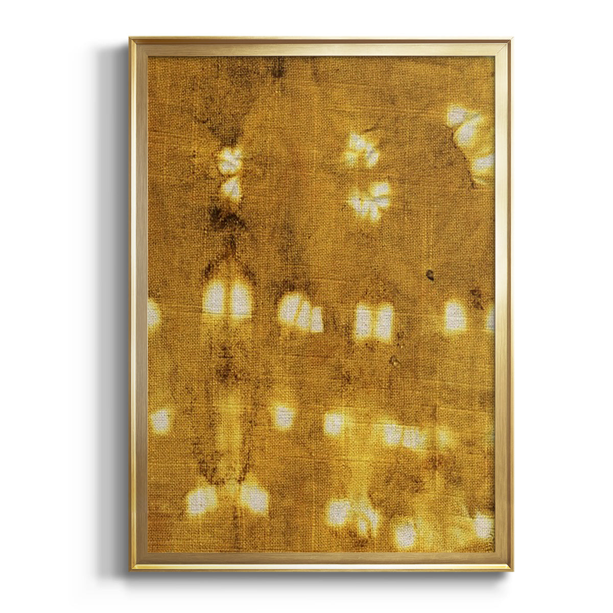 Sepia Botanical Journal I - Modern Framed Canvas Print