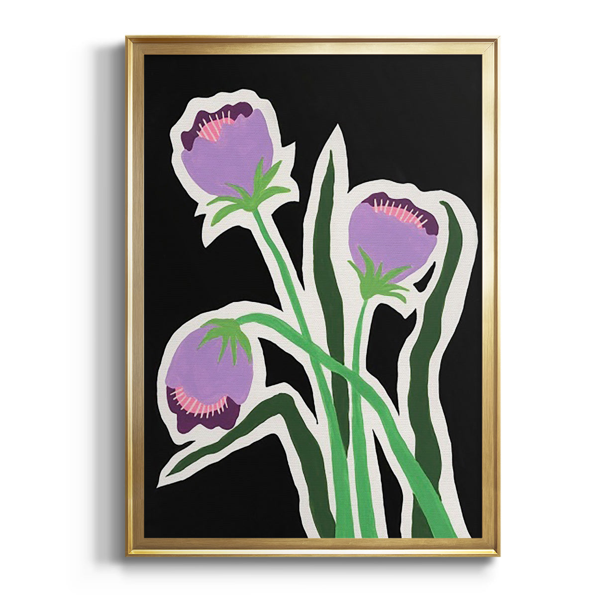 Sepia Botanical Journal I - Modern Framed Canvas Print