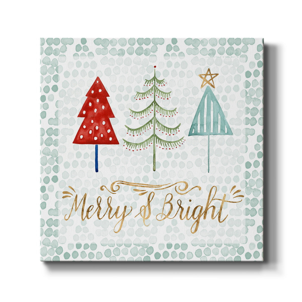 Christmas Tree Whimsy III - Canvas Art Print