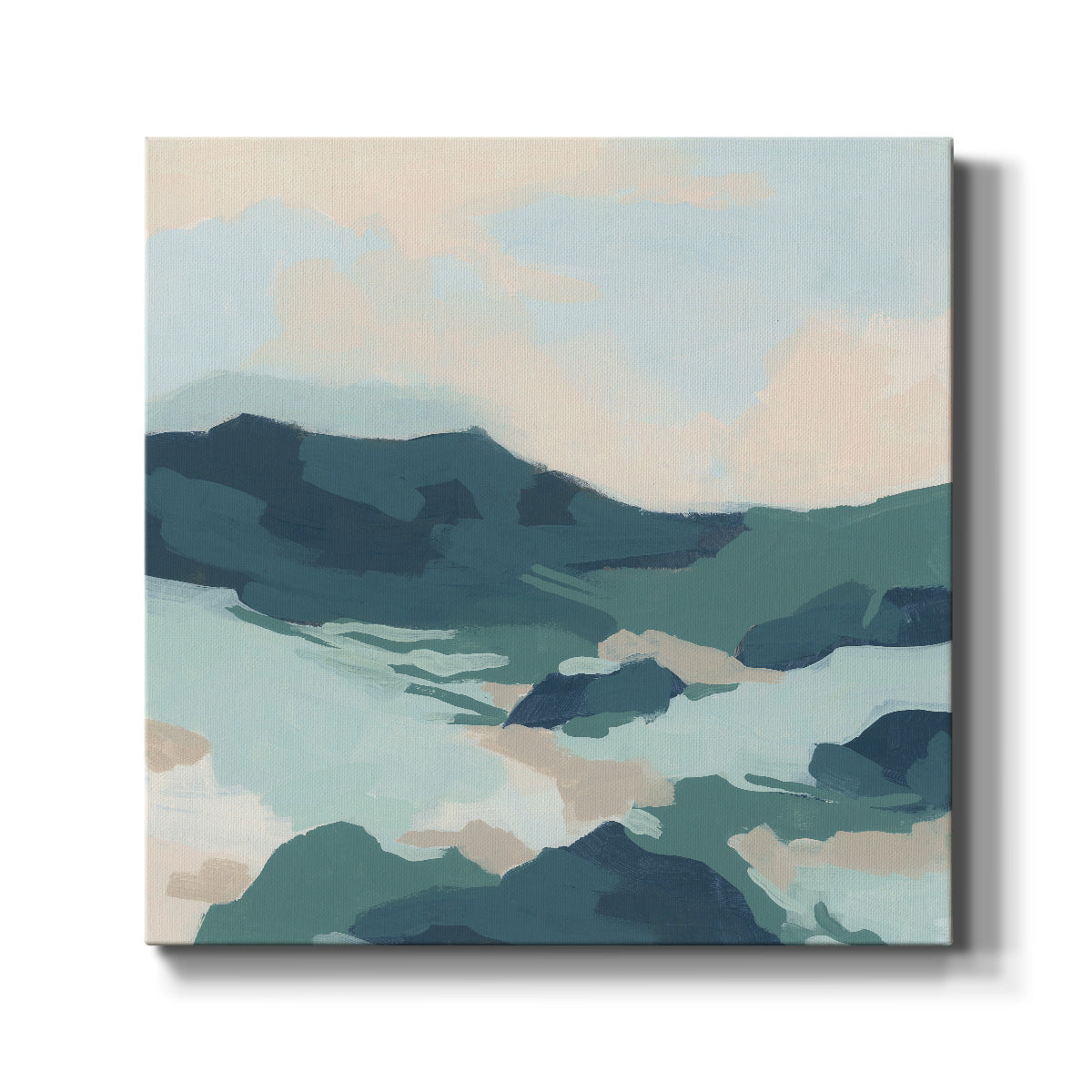 Sea Glass Valley I - Canvas Art Print