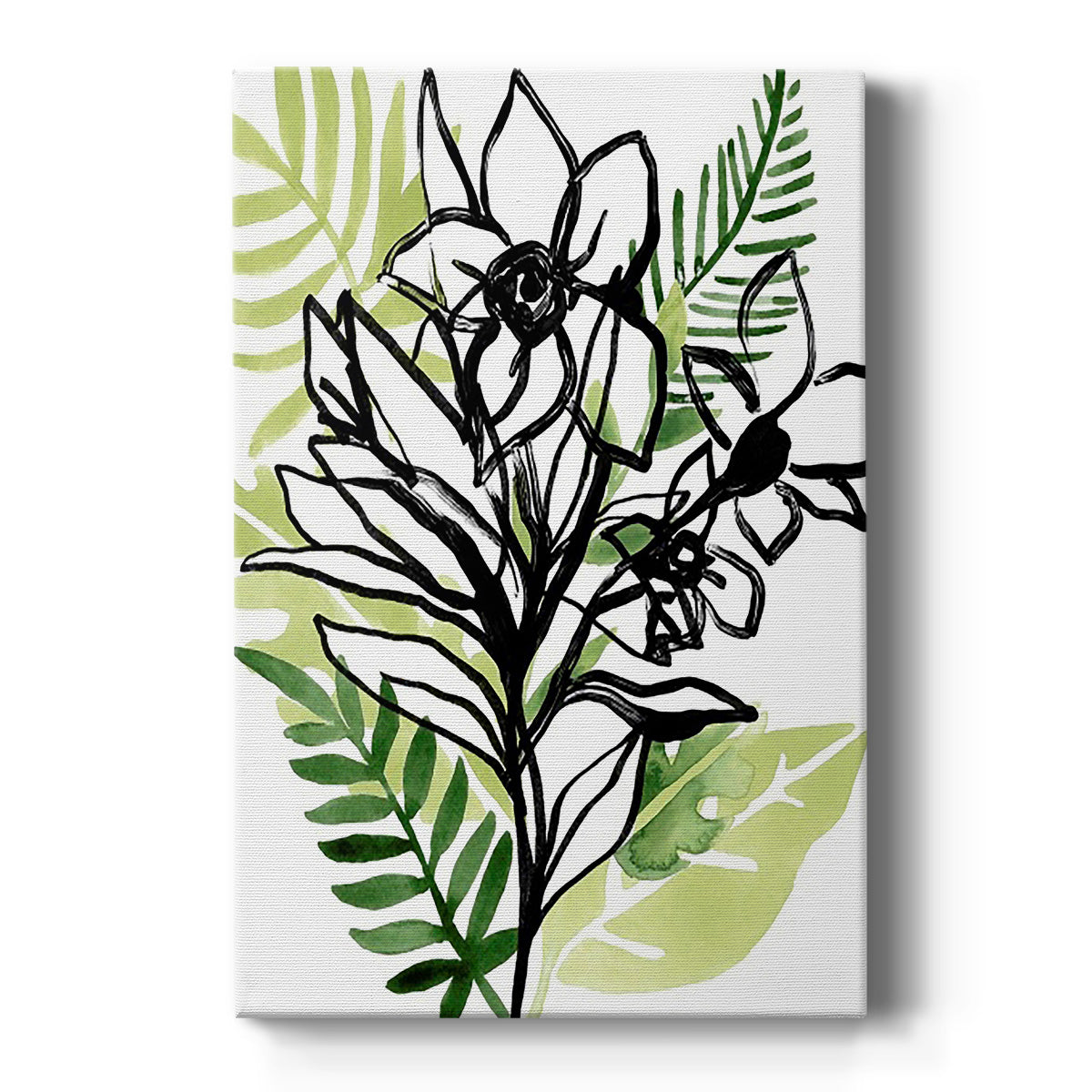 Tropical Sketchbook II Premium Gallery Wrapped Canvas - Ready to Hang