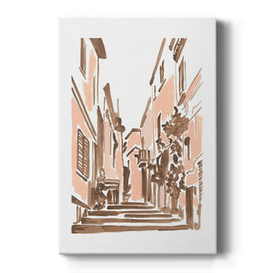 Blush Architecture Study I Premium Gallery Wrapped Canvas - Ready to Hang