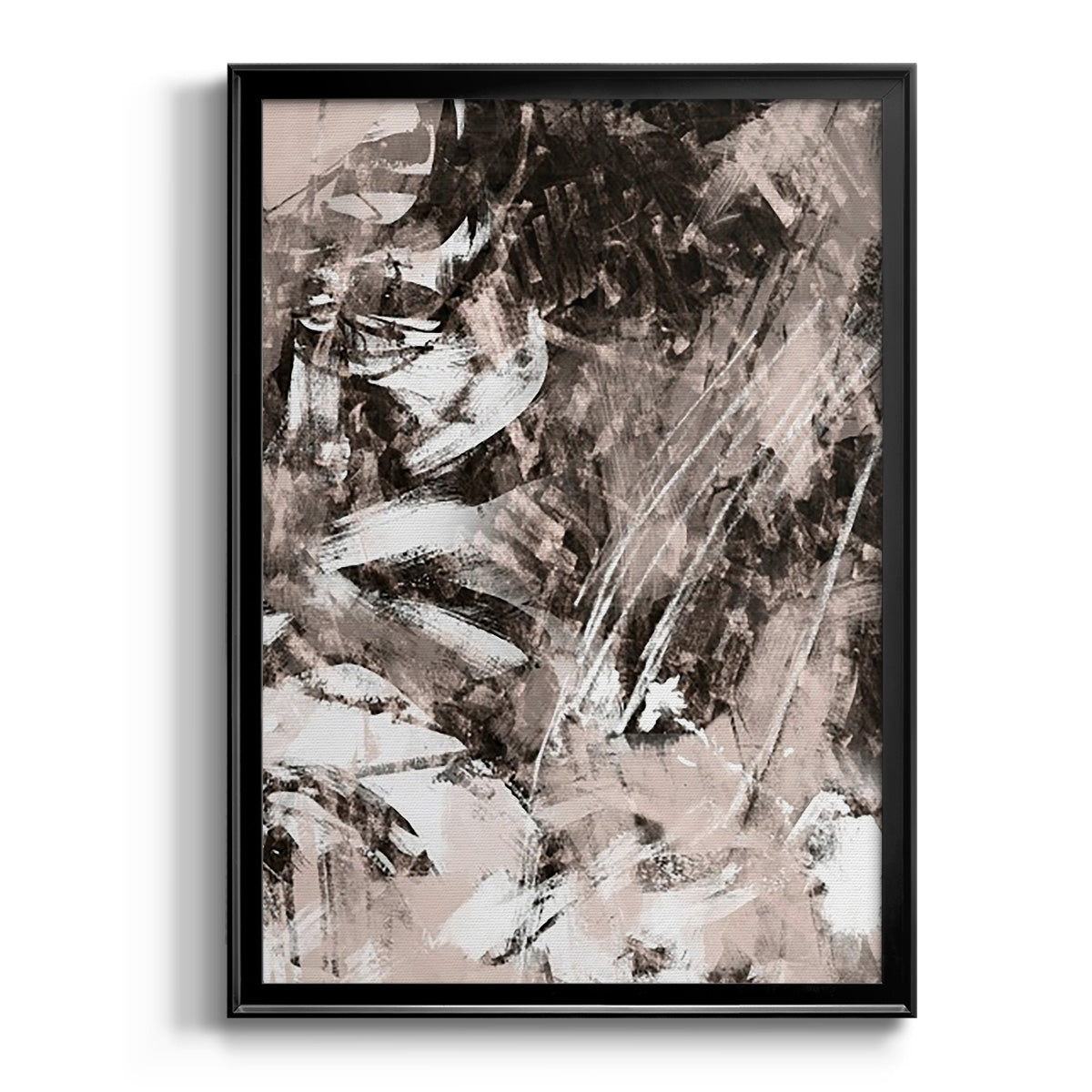 Blush Blackboard II Premium Framed Print - Ready to Hang