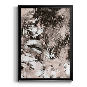 Blush Blackboard II Premium Framed Print - Ready to Hang