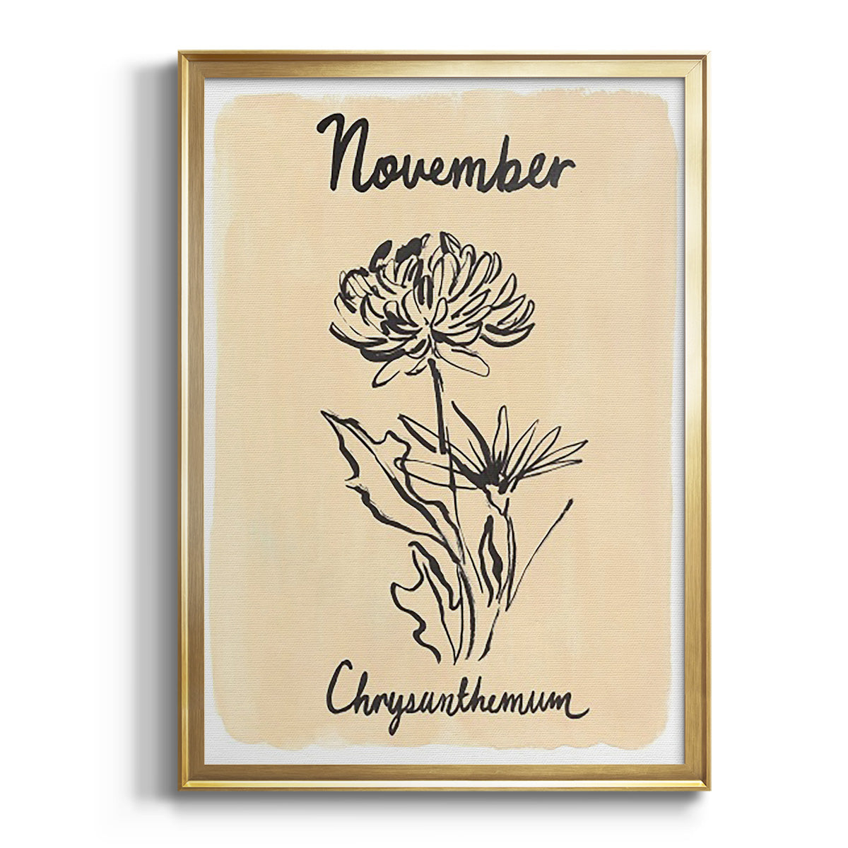 Birth Month XI Premium Framed Print - Ready to Hang