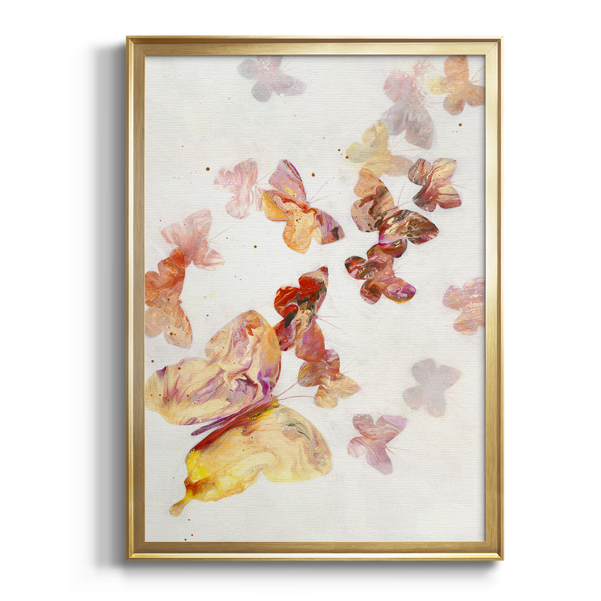 Sepia Botanical Journal I - Modern Framed Canvas Print
