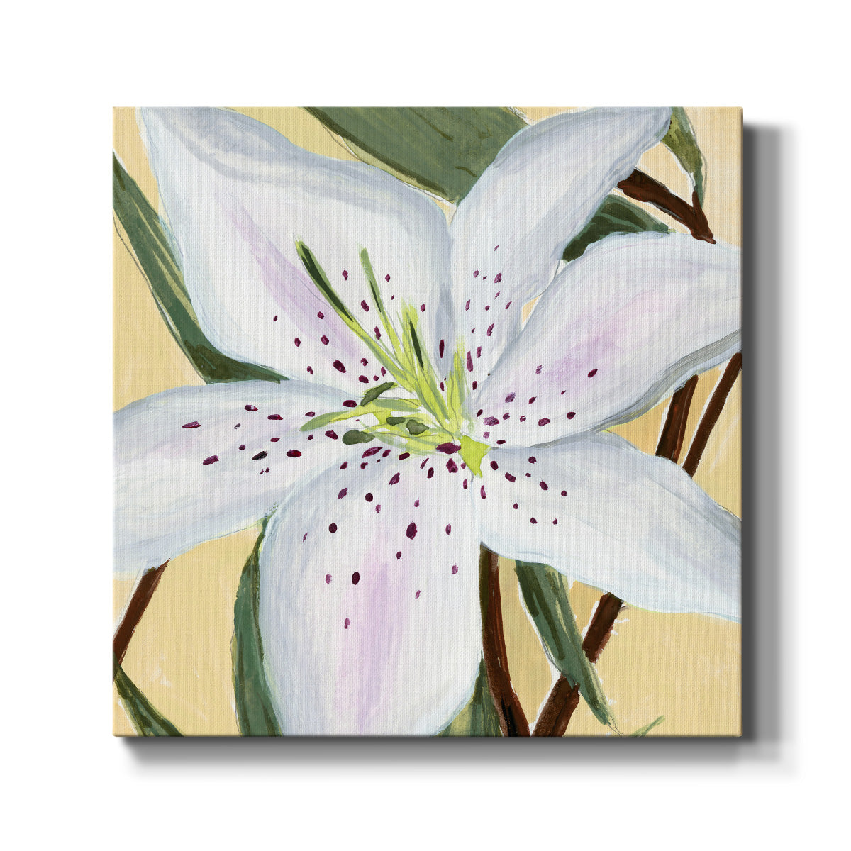 White Lily II-Premium Gallery Wrapped Canvas - Ready to Hang