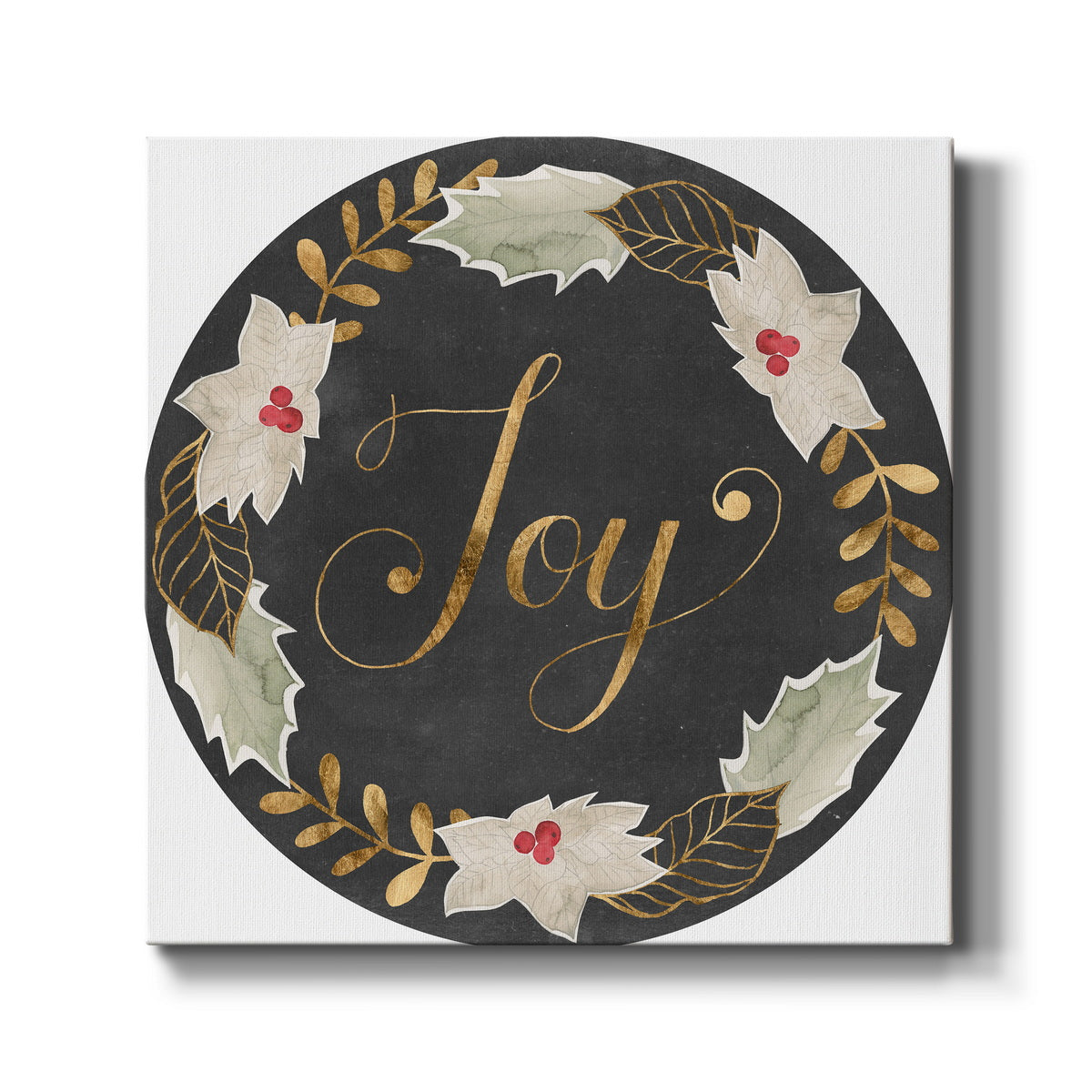 Gilded Christmas Collection C - Canvas Art Print