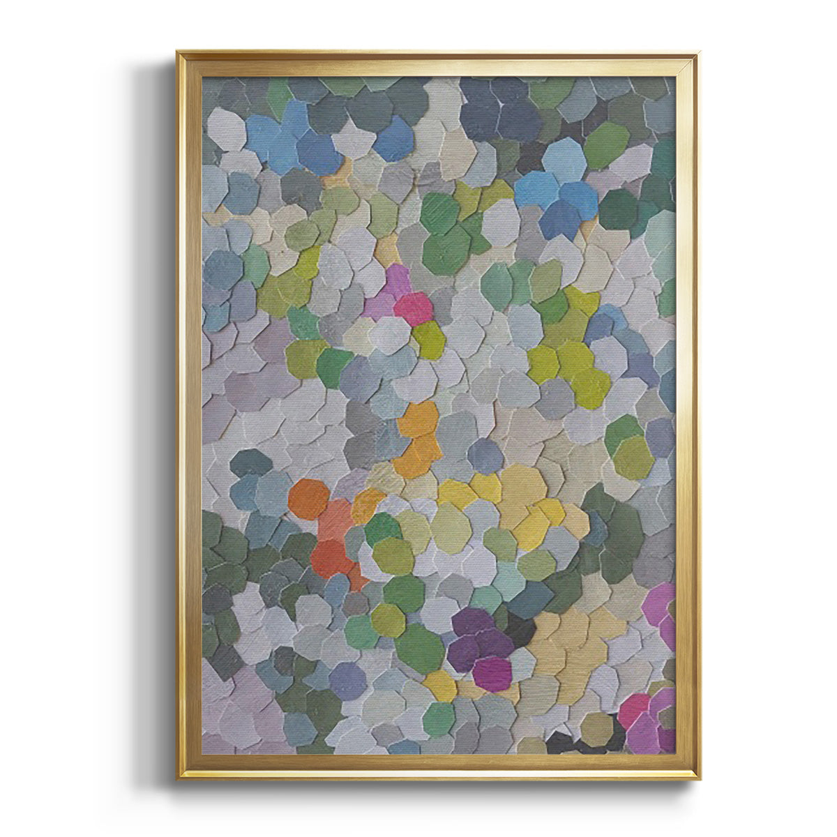 Soft Half Shell I - Modern Framed Canvas Print