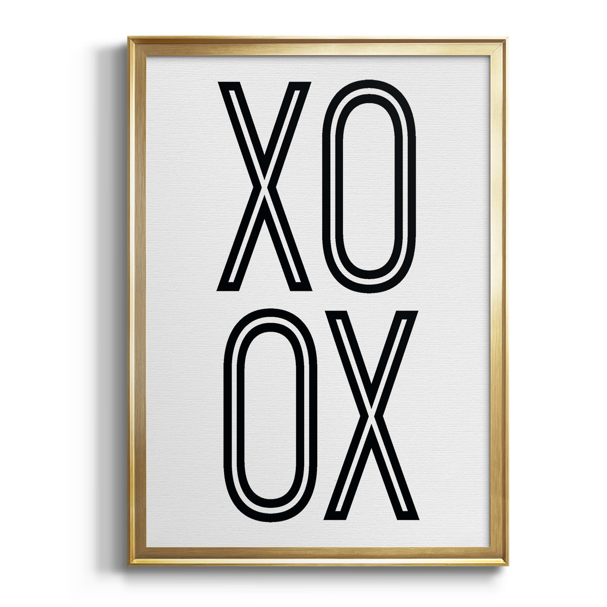 Soft Half Shell I - Modern Framed Canvas Print