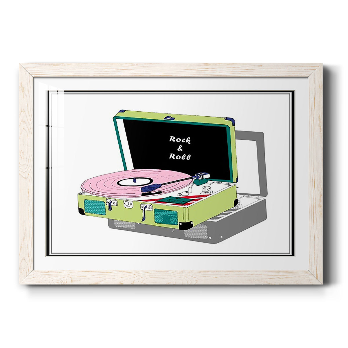 Record Shop II-Premium Framed Print - Ready to Hang