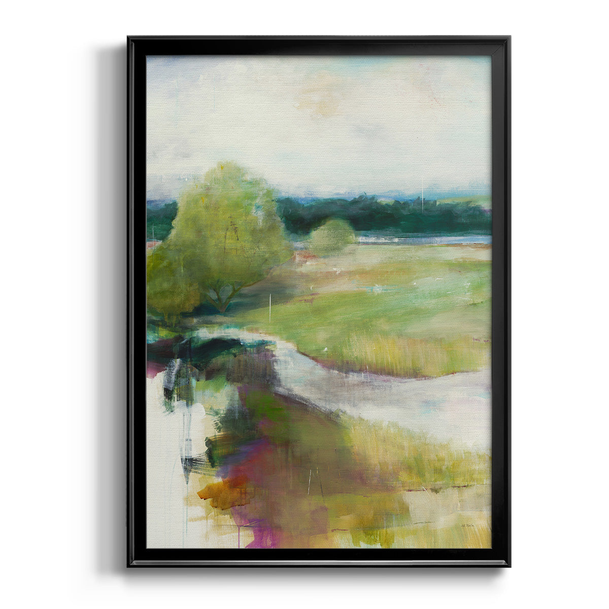Crossing the Stream Premium Framed Print - Ready to Hang