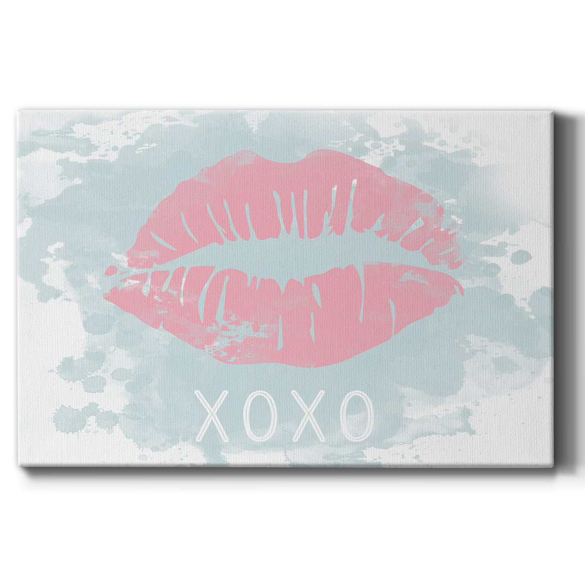 XOXO in Color Premium Gallery Wrapped Canvas - Ready to Hang