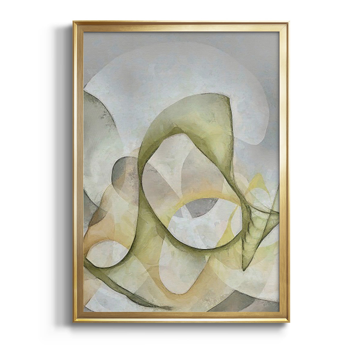 Soft Half Shell I - Modern Framed Canvas Print