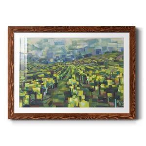 Yellow Grapevines Forever-Premium Framed Print - Ready to Hang