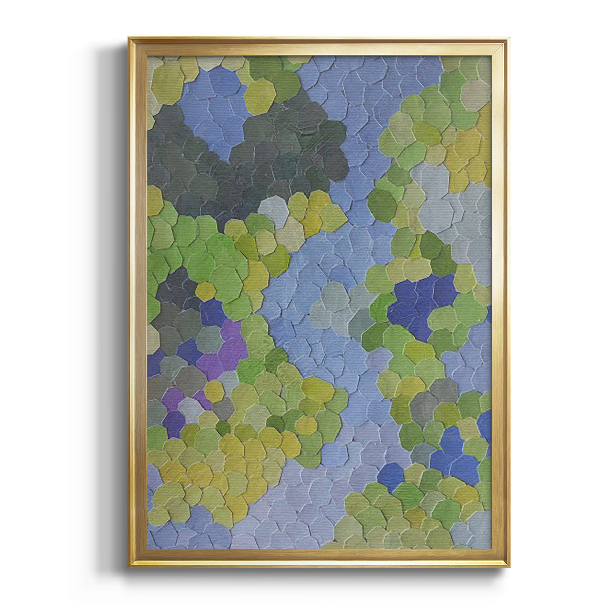 Soft Half Shell I - Modern Framed Canvas Print