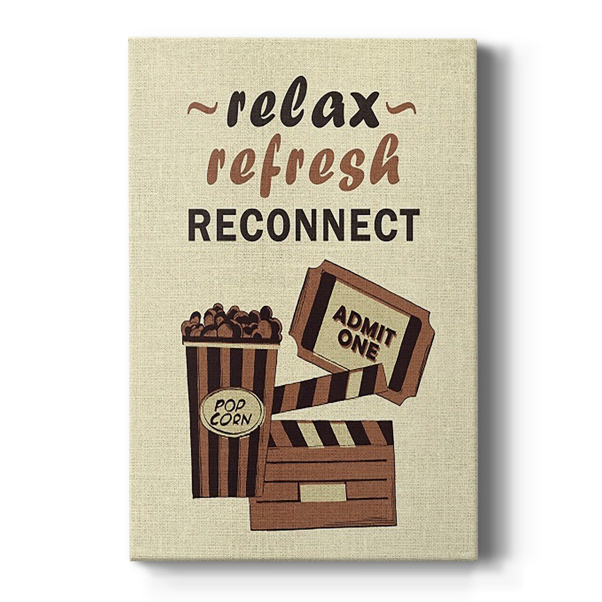 Movie Time IV - Canvas Art Print