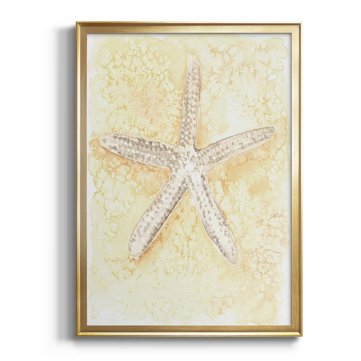 Sepia Botanical Journal I - Modern Framed Canvas Print