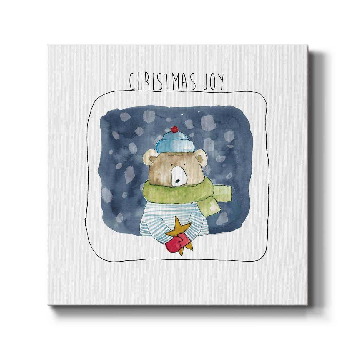 Christmas Bear - Canvas Art Print