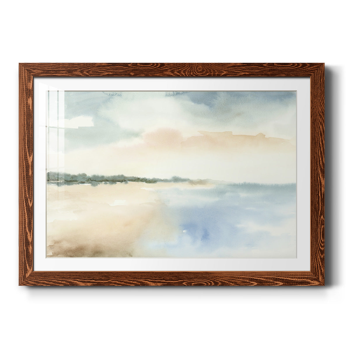 Simple Sea-Premium Framed Print - Ready to Hang