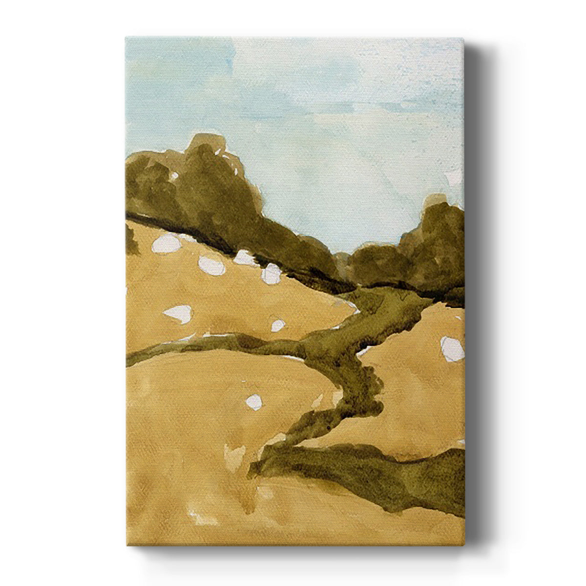Scattered Sheep II Premium Gallery Wrapped Canvas - Ready to Hang