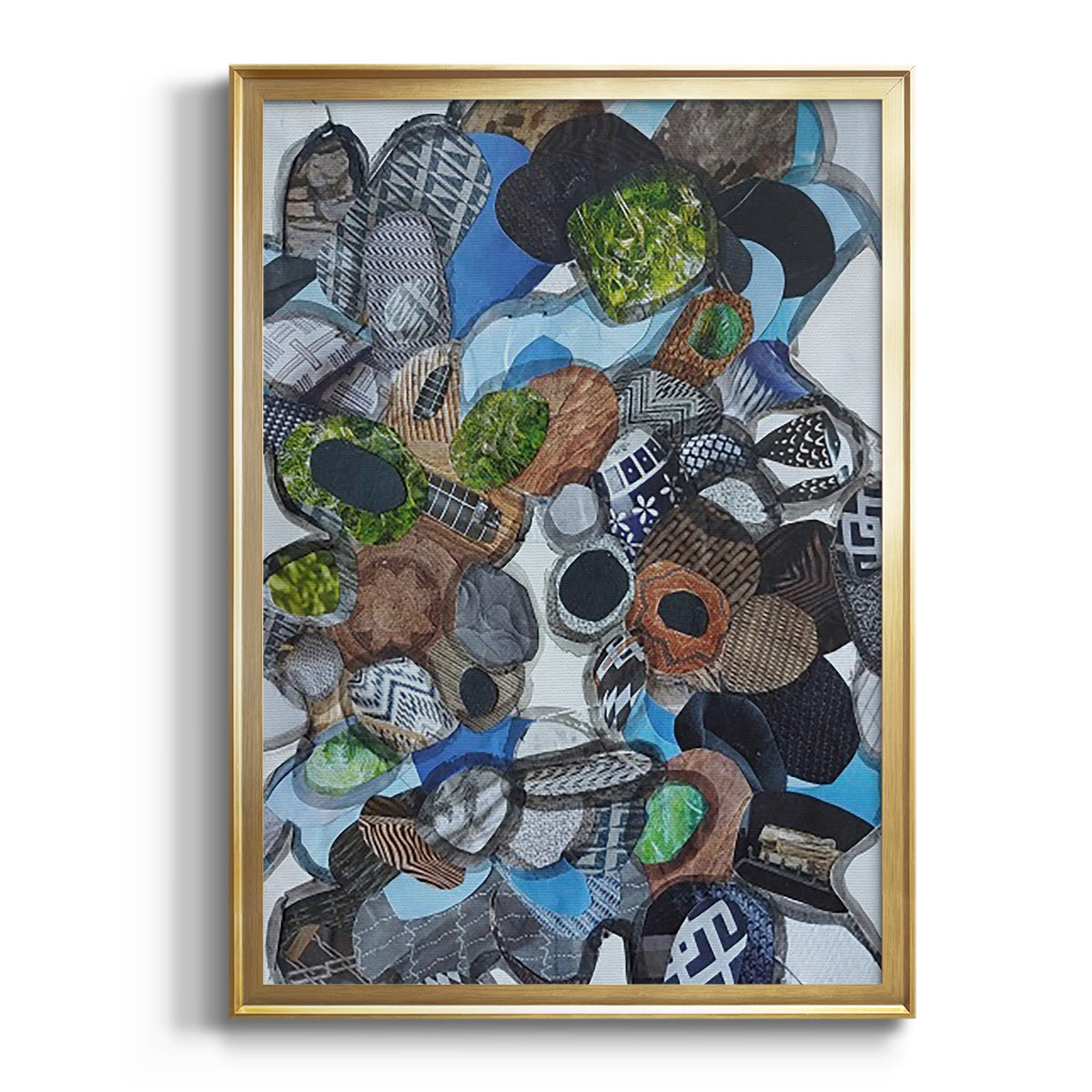 Soft Half Shell I - Modern Framed Canvas Print