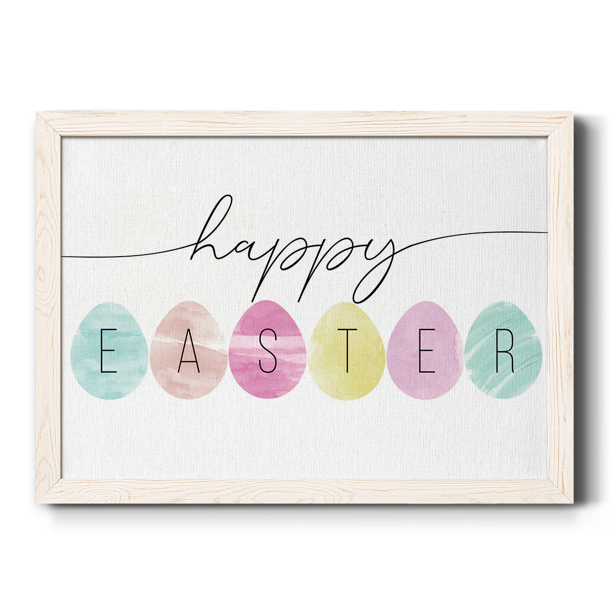Happy Easter-Premium Framed Canvas - Ready to Hang