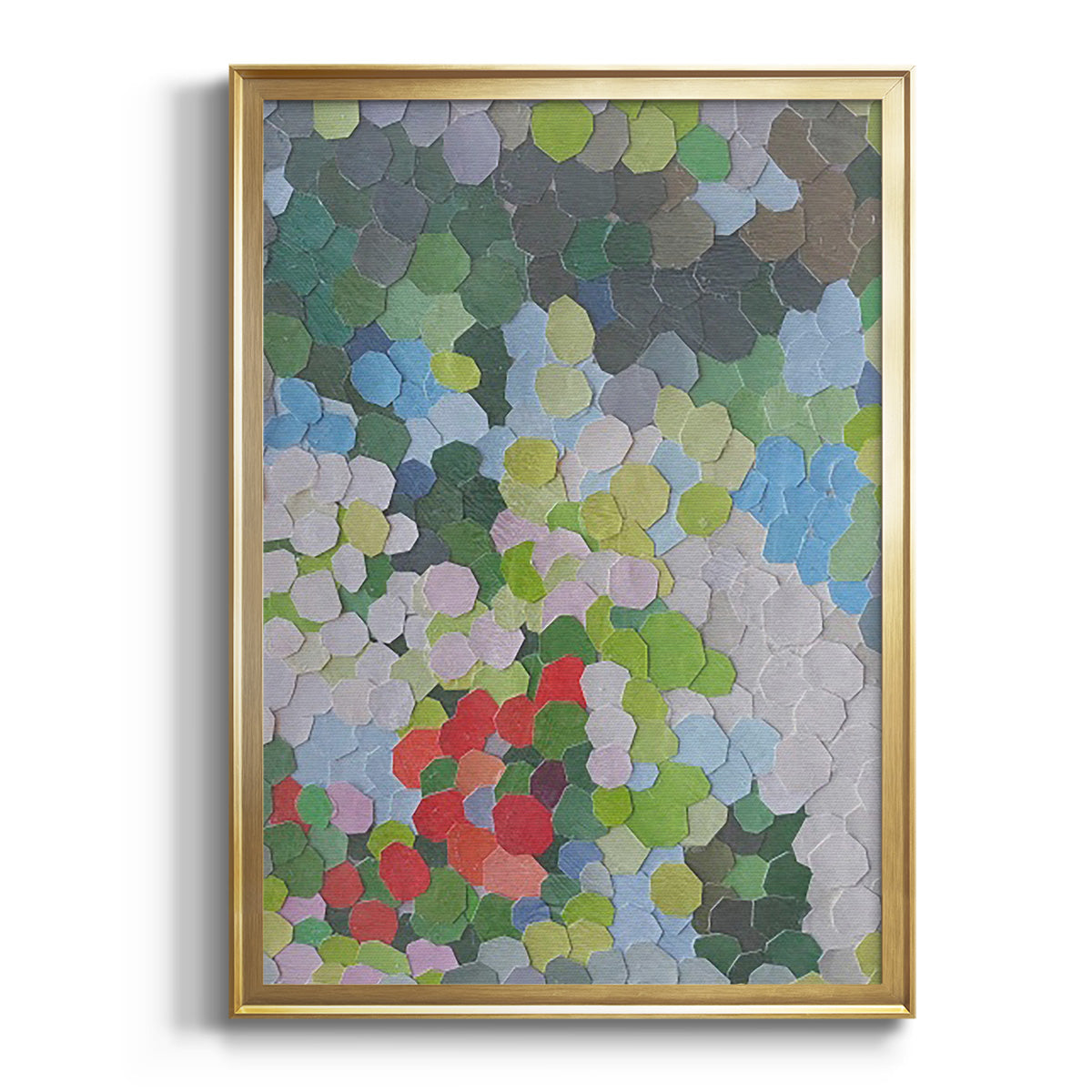 Soft Half Shell I - Modern Framed Canvas Print