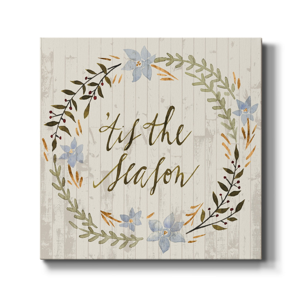 Rustic Christmas IV - Canvas Art Print