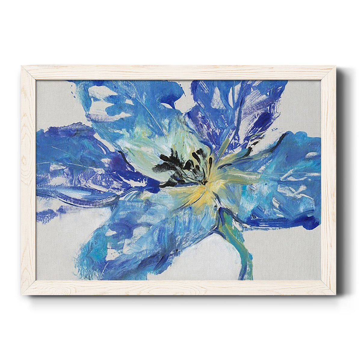 Fleur Bleue II-Premium Framed Canvas - Ready to Hang