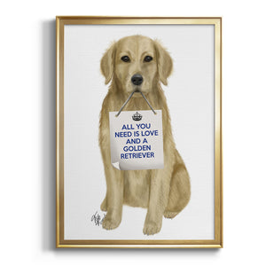 Sepia Botanical Journal I - Modern Framed Canvas Print