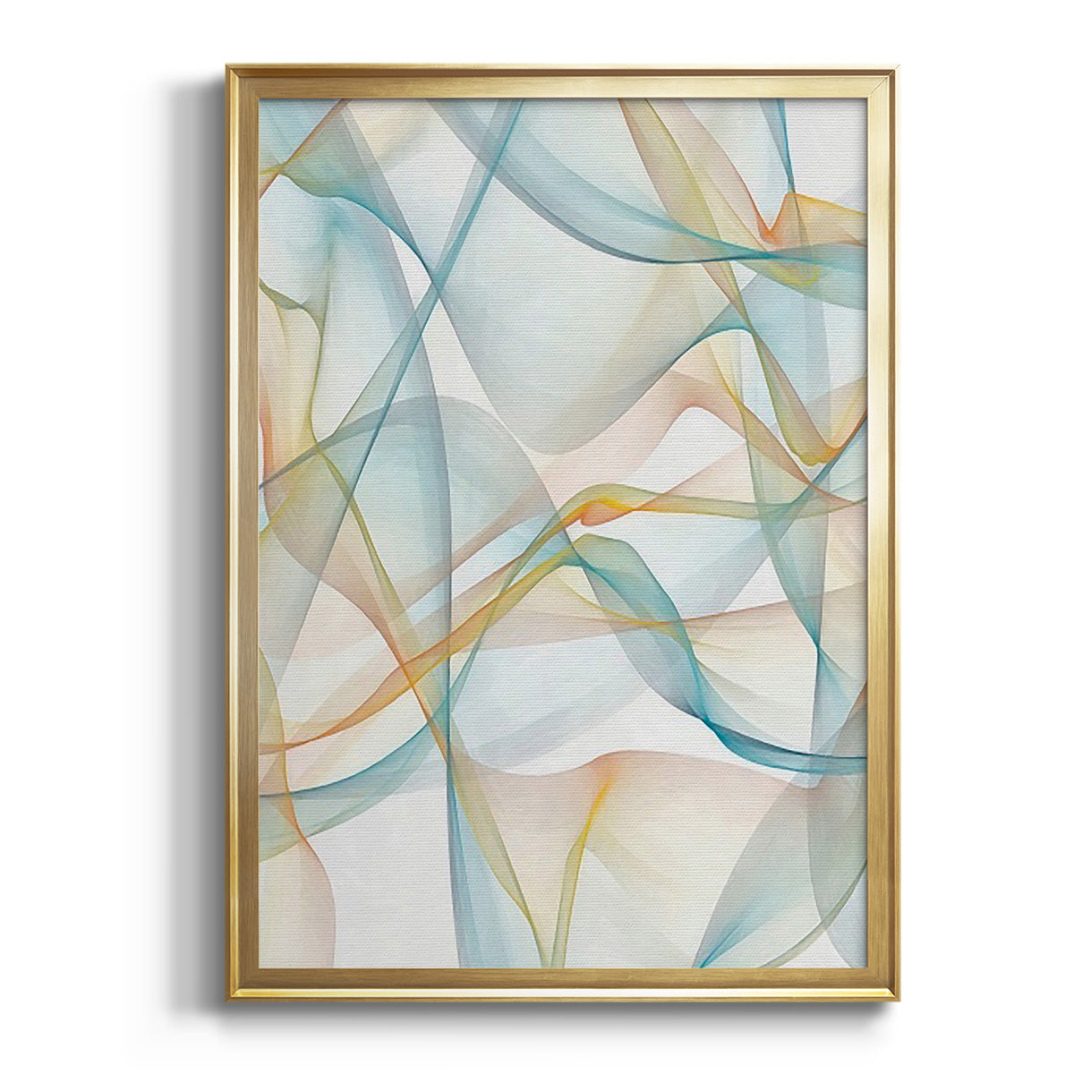 Soft Half Shell I - Modern Framed Canvas Print