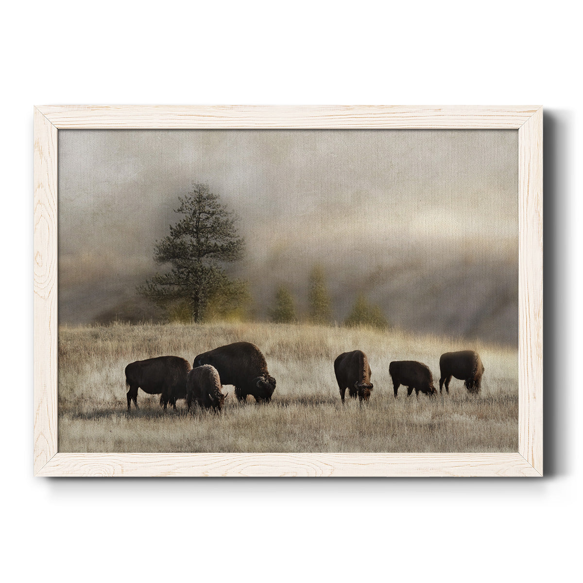 Ridge Grazing-Premium Framed Canvas - Ready to Hang