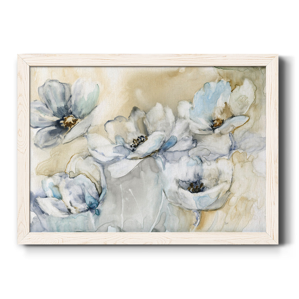 Soft Blooms-Premium Framed Canvas - Ready to Hang