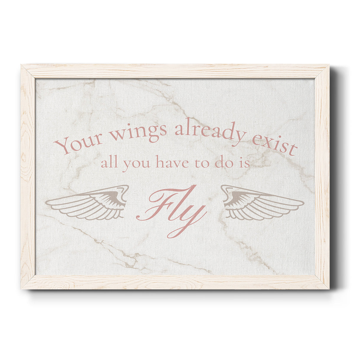 Wings Exist-Premium Framed Canvas - Ready to Hang
