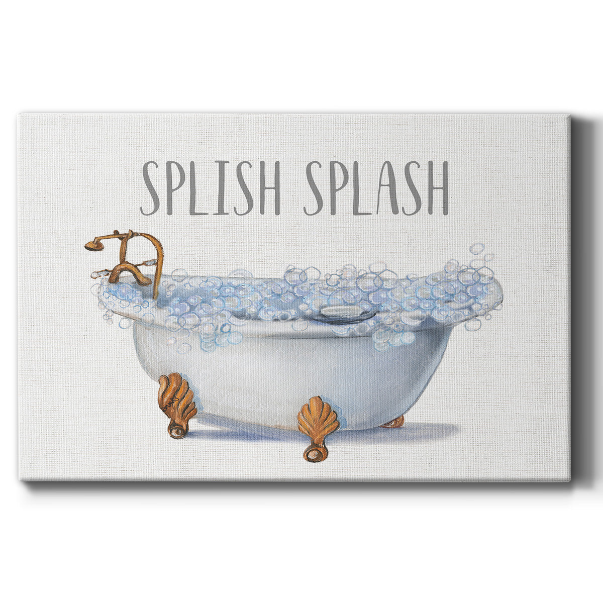 Splish Splash Premium Gallery Wrapped Canvas - Ready to Hang