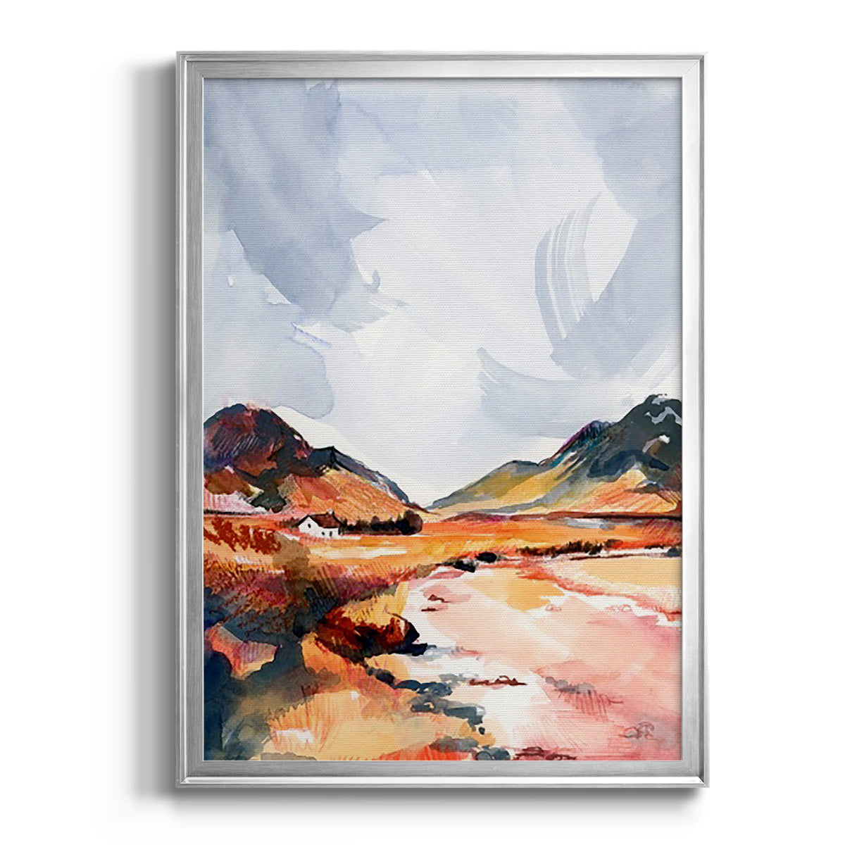 Chromatic Landscapes II Premium Framed Print - Ready to Hang