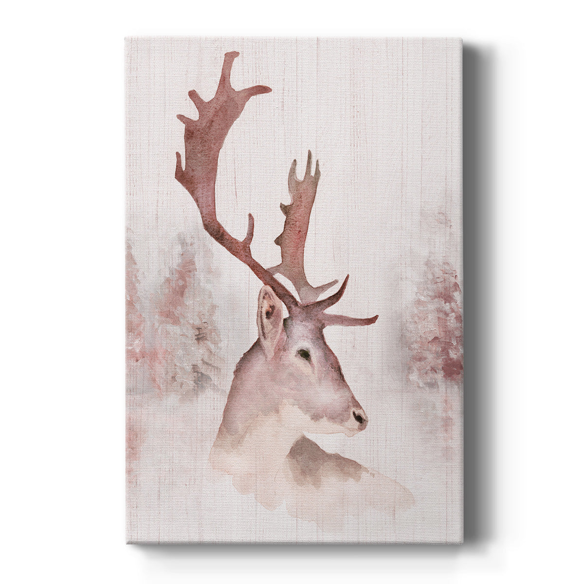 Blush Deer - Canvas Art Print